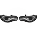 Paire de Phares Daylight Audi A1 de 2010 a 2015 Noir Led