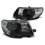 Paire de feux phares Skoda Superb 08-12 design noir