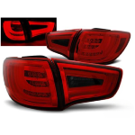 Paire de feux arriere Kia Sportage 3 10-14 LED BAR rouge fume