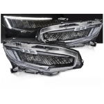 Paire de feux phares Honda Civic de 2016 a 2021 FULL LED DRL Dyn Noir