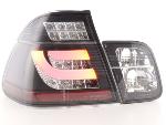 Paire feux arrire BMW Serie 3 E46 Berline 2002 a 2005 Noir Led