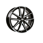 Jante 6,5x16 CMS C30 pour AUDI A1 de 01/2019 a 2023 Gloss Black / Polished