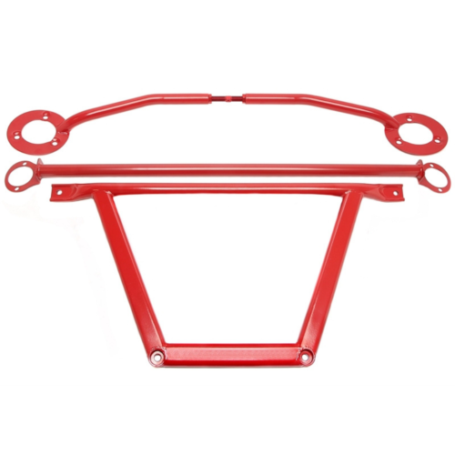 Kit de barres anti rapprochement BMW serie 3 E36 316i M43 1993 a 2000 - Acier rouge