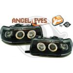 Paire de Phares Angel Eyes Audi 80 1991 a 1994 Noir