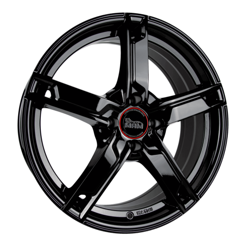 Jante Mam W4 15x6 ET35 4/98 Black Painted