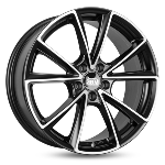Jante Mam A5 19x8 ET45 5/112 Matt Black Front Polish