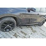 RAJOUTS DES BAS DE CAISSE POUR BMW X6 F16 MPACK 2014 - 2019 Look Carbone