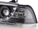 Paire de feux phares Daylight Led BMW serie 3 Berline E36 92-98 Noir