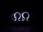 Paire de feux phares Angel Eyes Fiat Punto de 99-02 chrome