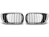 Paire grilles calandre BMW serie 3 E46 de 09/2001 a 03/2005 Chrome Berline/Break