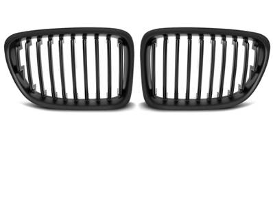 Paire de grilles de calandre BMW X1 E84 09-12 noir mat