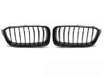 Grilles de calandre BMW serie 3 F30/F31 de 2011 a 2018 Noir Brillant