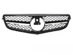 Grille calandre Mercedes classe C W204 de 2007 a 2014 Look SL Noir Chrome