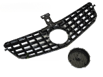 Grille calandre Mercedes classe C W204 de 2007 a 2014 Look GT Noir Chrome