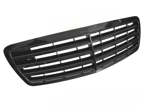 Grille calandre Mercedes classe E W211 de 2002 a 2006 Noir Brillant