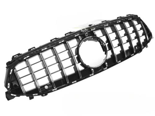 Grille calandre Mercedes CLA W118 de 2022 a 2025 Look GT Noir Chrome