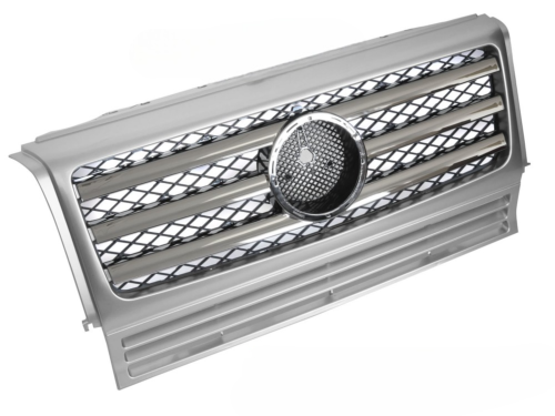 Grille calandre Mercedes Classe G W463 de 1990 a 2012 Argent Chrome