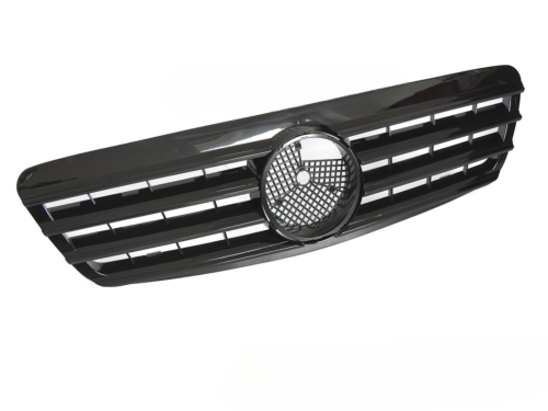 Grille calandre Mercedes Classe S W220 de 1998 a 2002 Noir Brillant
