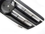 Grille calandre Mercedes Classe S W220 de 2002 a 2005 Chrome Noir