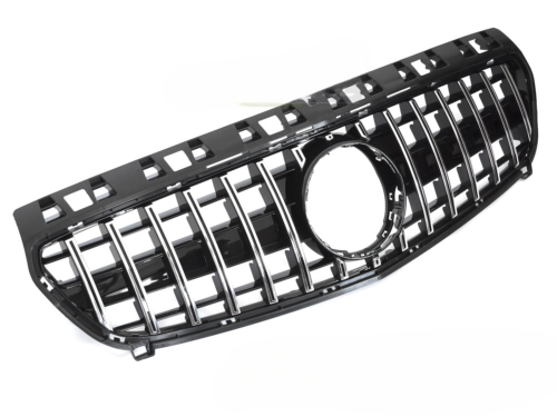 Grille calandre Mercedes Classe A W176 de 2012 a 2015 Chrome Noir Brillant