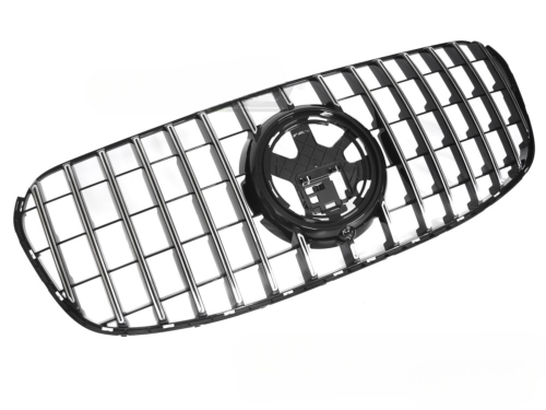 Grille calandre Mercedes GLS X167 de 2023 a 2025 Chrome Noir Brillant
