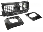 Grille calandre Mercedes Classe G W464 de 2018 a 2014 Chrome Noir Brillant