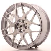 Jante JAPAN RACING JR18 17" x 7" 4x100 4x114,3 ET 40 Machined Face Silver