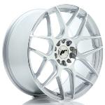 Jante JR Wheels JR18 18x8,5 ET45 - 5x112 / 5x114.3 - Silver machined face