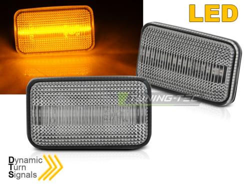 Paire clignotant repetiteur VW Volkswagen Golf 1 de 1974 a 1983 Clair LED Dyn