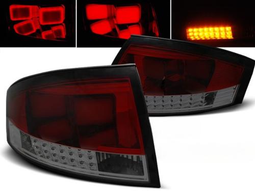 Paire de feux arriere Audi TT 8N de 1999 a 2006 LED rouge fume