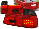 Paire de feux arriere BMW serie 5 E39 break de 1997 a 08/2000 LED rouge fume