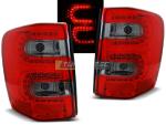 Paire feux arriere Jeep Grand Cherokee 99-05 LED rouge fume