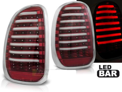 Paire feux arriere Mini R60 Countryman 10-14 Full LED rouge blanc