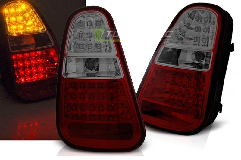 Archaic Lot de 2 feux arrière à LED pour Mini Cooper R50-53 2001-2007, feux  arrière à DEL pour Mini Cooper Hatchback/cabriolet de 1ère génération,  clignotants séquentiels, Plug & Play, rouge : 