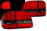 Paire de feux arriere Mercedes W210 95-02 LED rouge fume