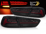 Paire de feux arriere Mitsubishi Lancer 8 08-16 FULL LED DYN Fume
