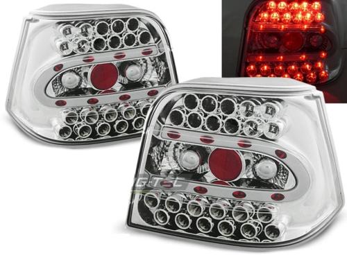 Paire de feux arriere VW Golf 4 97-03 chrome led