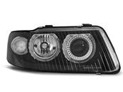 Paire de feux phares Audi A3 8L 00-03 angel eyes noir