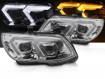 Paire de feux phares BMW serie 3 E92 / E93 de 2010 a 2013 Xenon LED DRL Chrome
