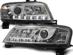 Paire de feux phares Fiat Stilo 01-08 Daylight led chrome