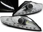 Paire de feux phares Ford Mondeo 07-10 Daylight led chrome