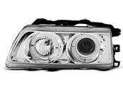 Paire de feux phares Honda CRX 90-92 angel eyes chrome