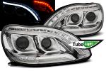 Paire de feux phares Mercedes classe S W220 98-05 Daylight led LTI chrome