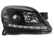 Paire de feux phares Opel Astra H 04-09 Daylight led noir