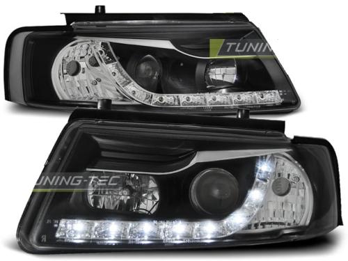 Paire de feux phares VW Passat B5 96-00 Daylight led noir