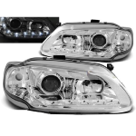 Paire de feux phares Renault Megane / Scenic 96-99 Daylight led chrome