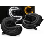 Paire de feux phares Mini Cooper 06-14 XENON Daylight LED LTI noir
