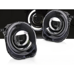 Paire de feux phares Jeep Renegade de 2014 a 2018 LTI LED Noir