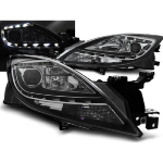 Paire de feux phares Mazda 6 10-12 Daylight led noir