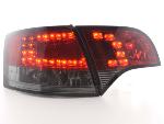 Paire de feux arrire Audi A4 8E Break 2004 a 2008 Rouge Fume Led